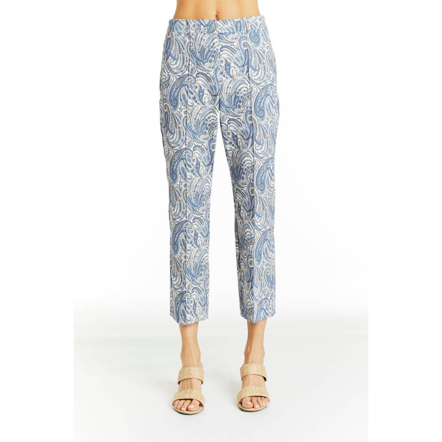 New Drew Angelica Paisley Pant In Bluebird